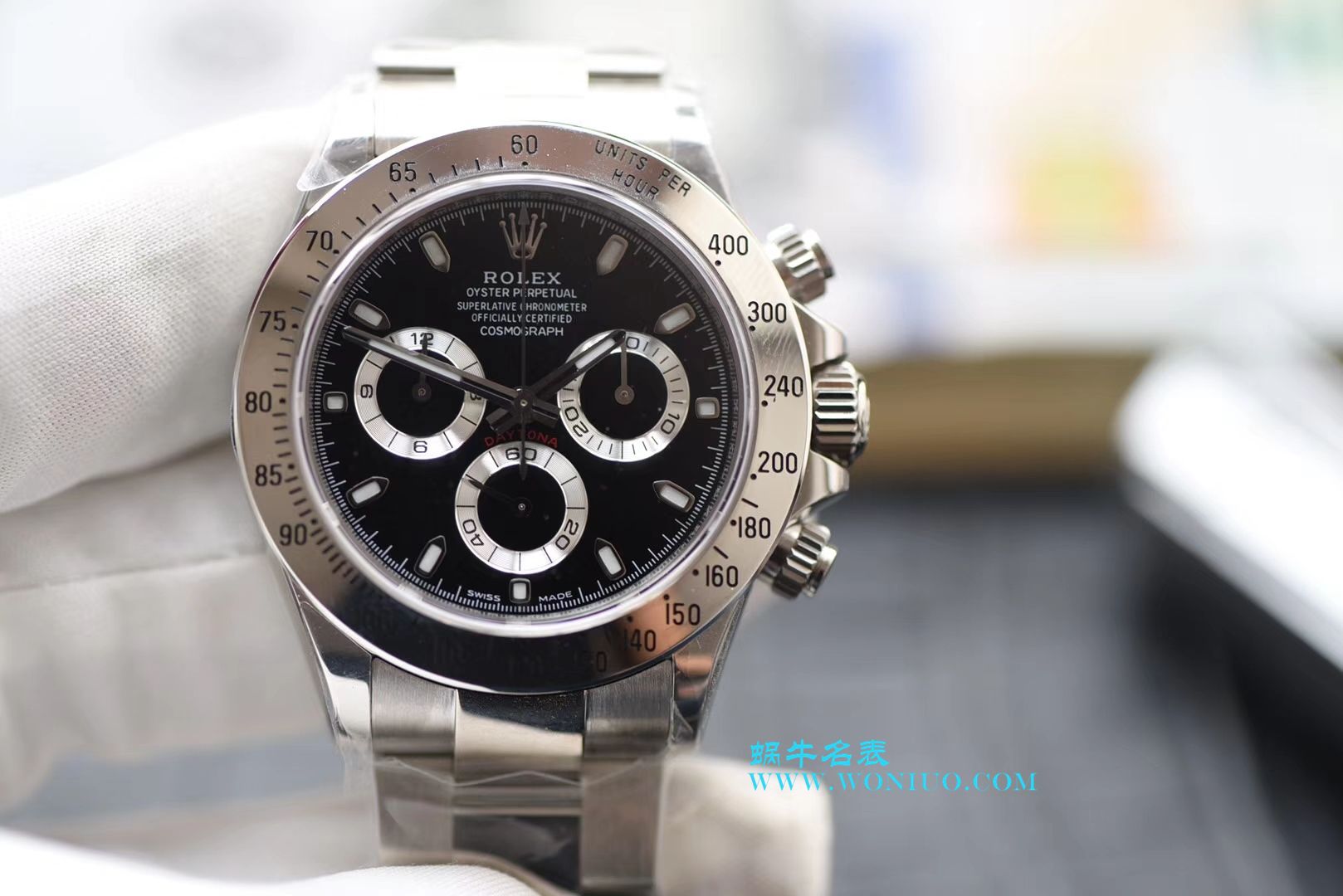   N厂最新神作～原装结构4130迪通拿  劳力士宇宙计型迪通拿最好116520-78590 黑盘腕表(黑钢迪) / R216