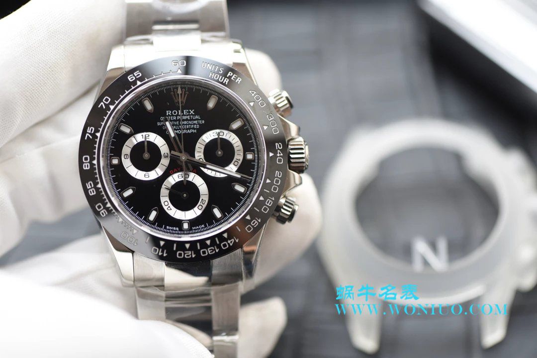   N厂最新神作～原装结构4130迪通拿  116500LN-78590陶瓷圈黑盘机械手表 / R218