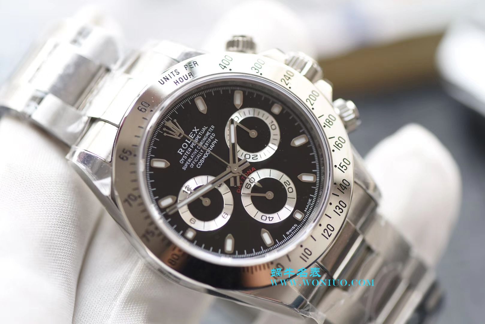   N厂最新神作～原装结构4130迪通拿  劳力士宇宙计型迪通拿最好116520-78590 黑盘腕表(黑钢迪) / R216