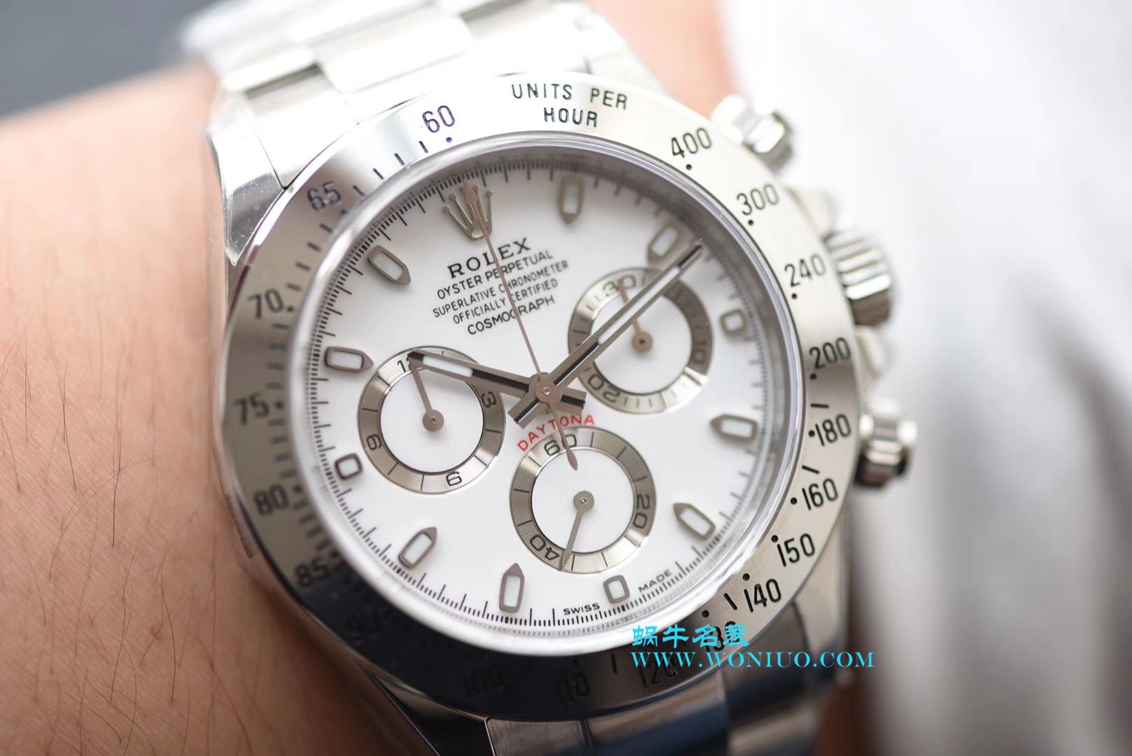   N厂最新神作～原装结构4130  劳力士宇宙计型迪通拿系列116520-78590 白钢迪通拿 / R217