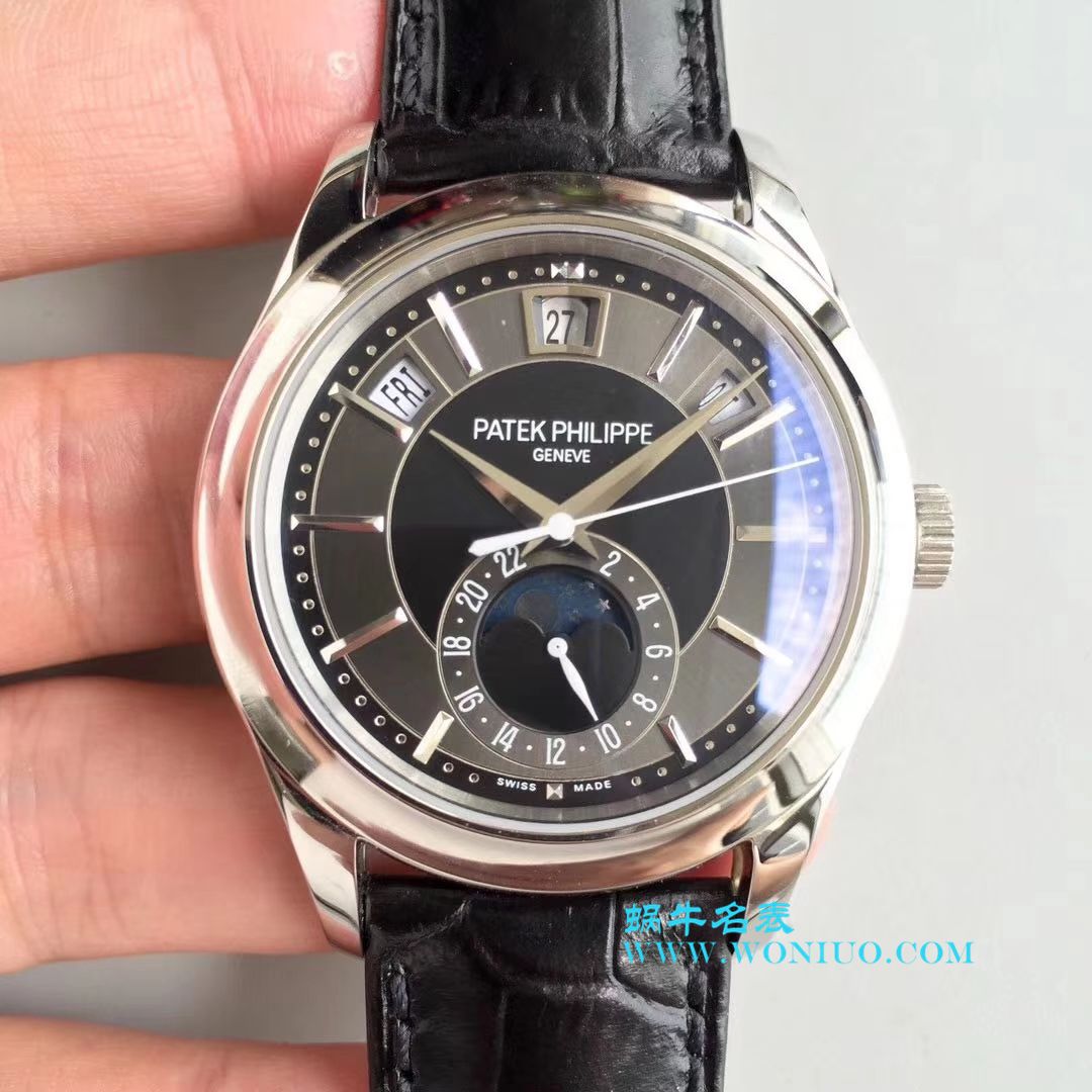   KM  百达翡丽复杂功能计时系列5205G-001、5205G-010、5205G-013 白金腕表 / BD226