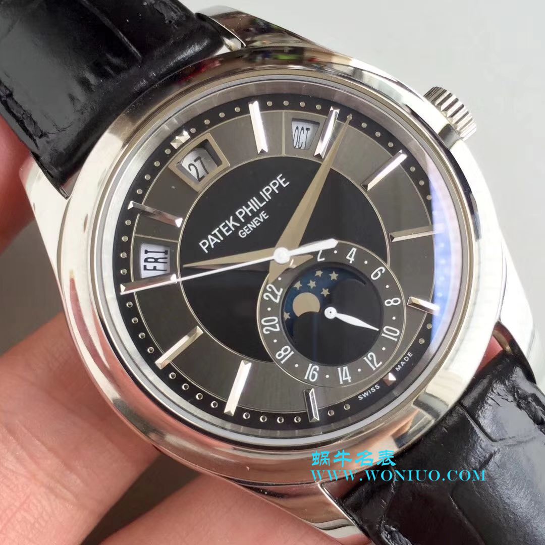   KM  百达翡丽复杂功能计时系列5205G-001、5205G-010、5205G-013 白金腕表 / BD226