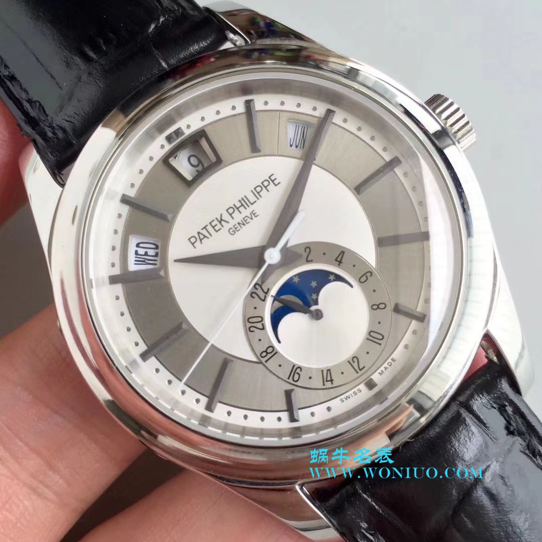   KM  百达翡丽复杂功能计时系列5205G-001、5205G-010、5205G-013 白金腕表 / BD226