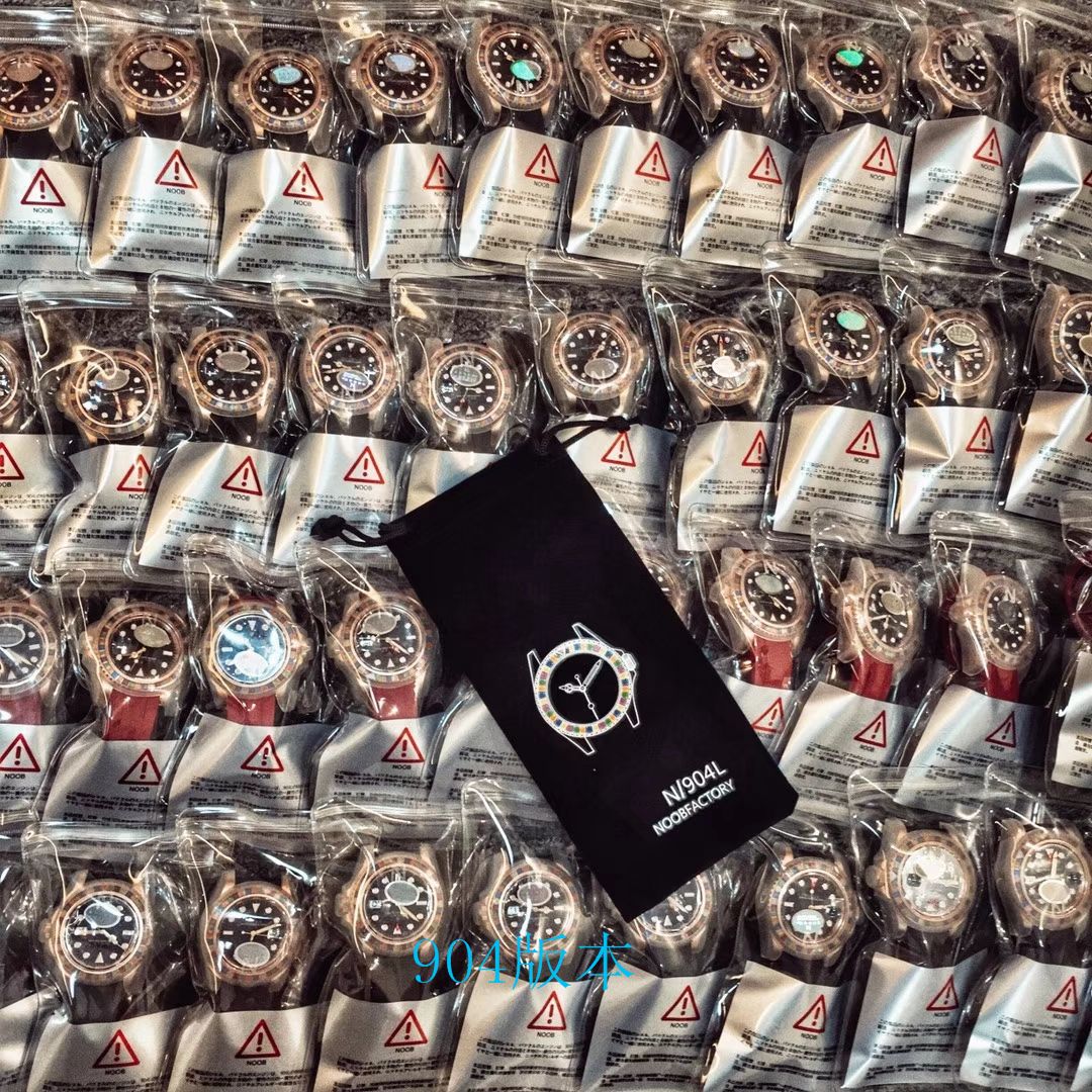   NOOB厂劳力士游艇名仕型系列116695SATS“糖豆”圈彩虹游艇劳力士游艇腕表 / R192