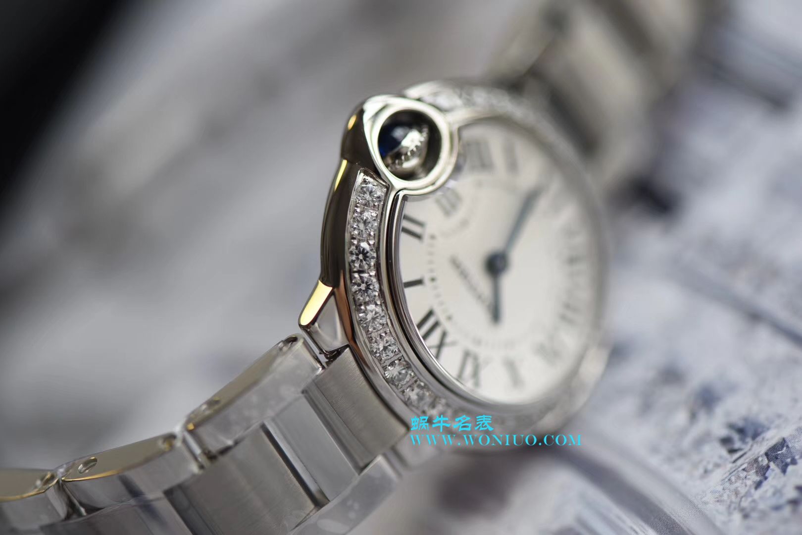 V6新品卡地亚蓝气球28mm W4BB0015 市面最高版本 奢华精致 / K160