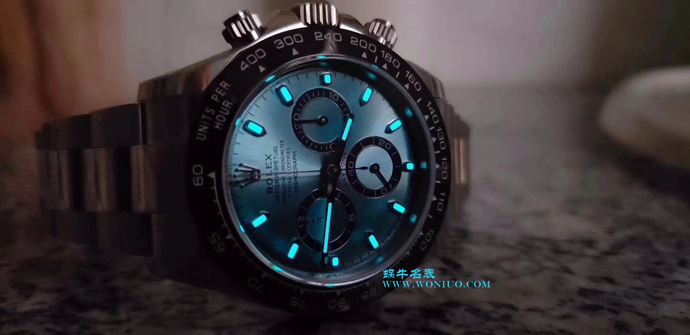   N厂劳力士宇宙计型迪通拿系列116506-78596冰蓝盘棕面计时外圈腕表 / R236