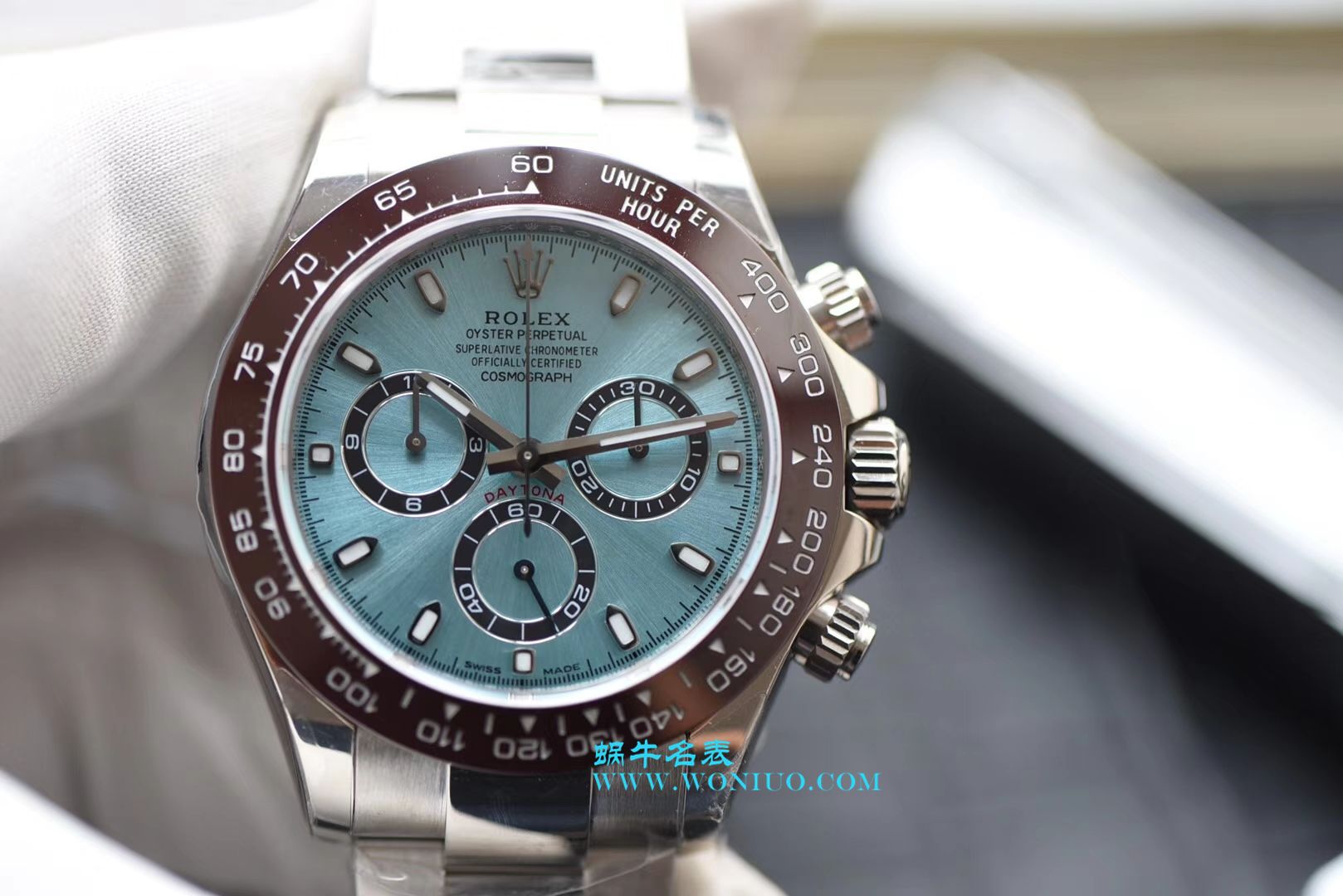   N厂劳力士宇宙计型迪通拿系列116506-78596冰蓝盘棕面计时外圈腕表 / R236
