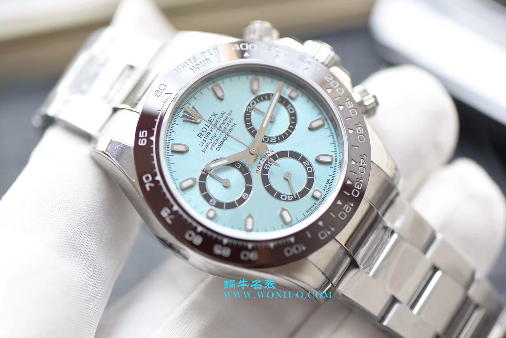   N厂劳力士宇宙计型迪通拿系列116506-78596冰蓝盘棕面计时外圈腕表 / R236