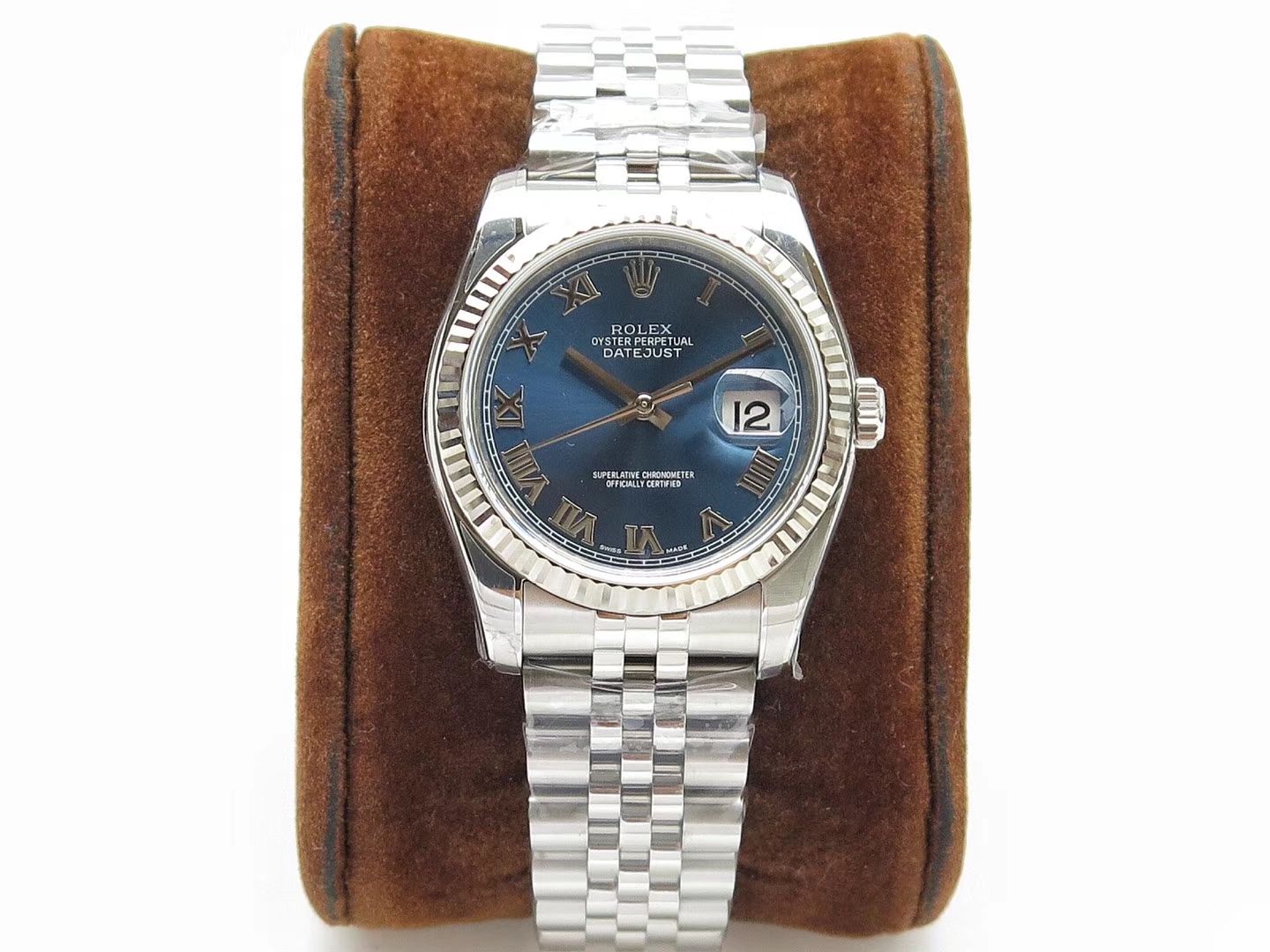   AR  劳力士日志型系列116200-72600蓝盘36毫米中性腕表男女均可戴 / R207