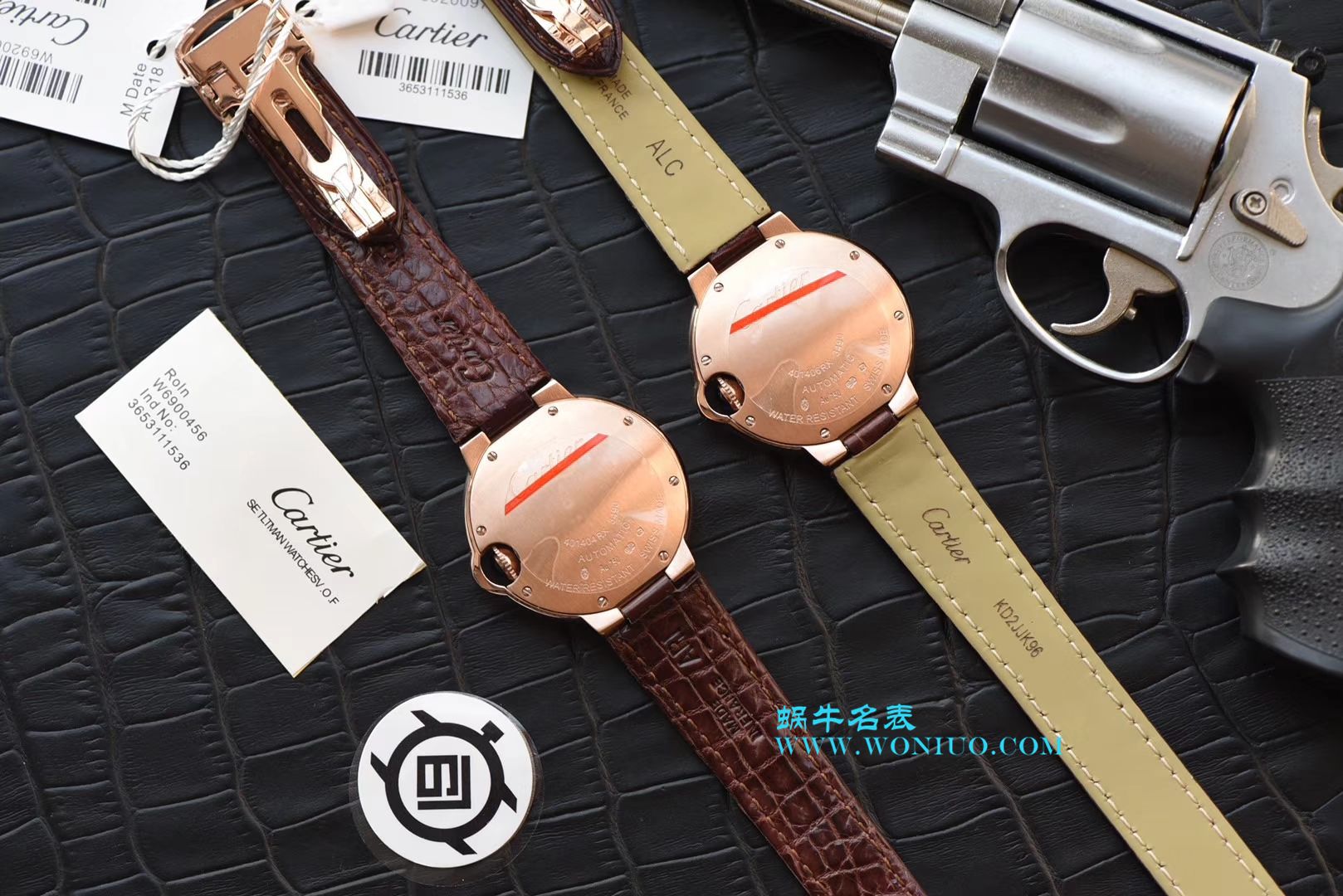 V9出品卡地亚枚金款蓝气球，又一之选、33毫米、36mm白金玫瑰金女士腕表 / K161