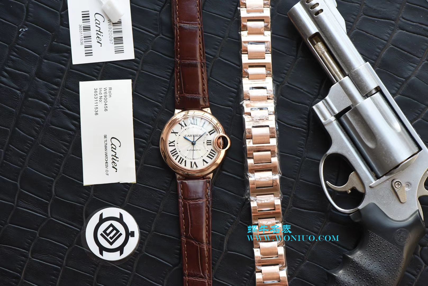 V9出品卡地亚枚金款蓝气球，又一之选、33毫米、36mm白金玫瑰金女士腕表 / K161