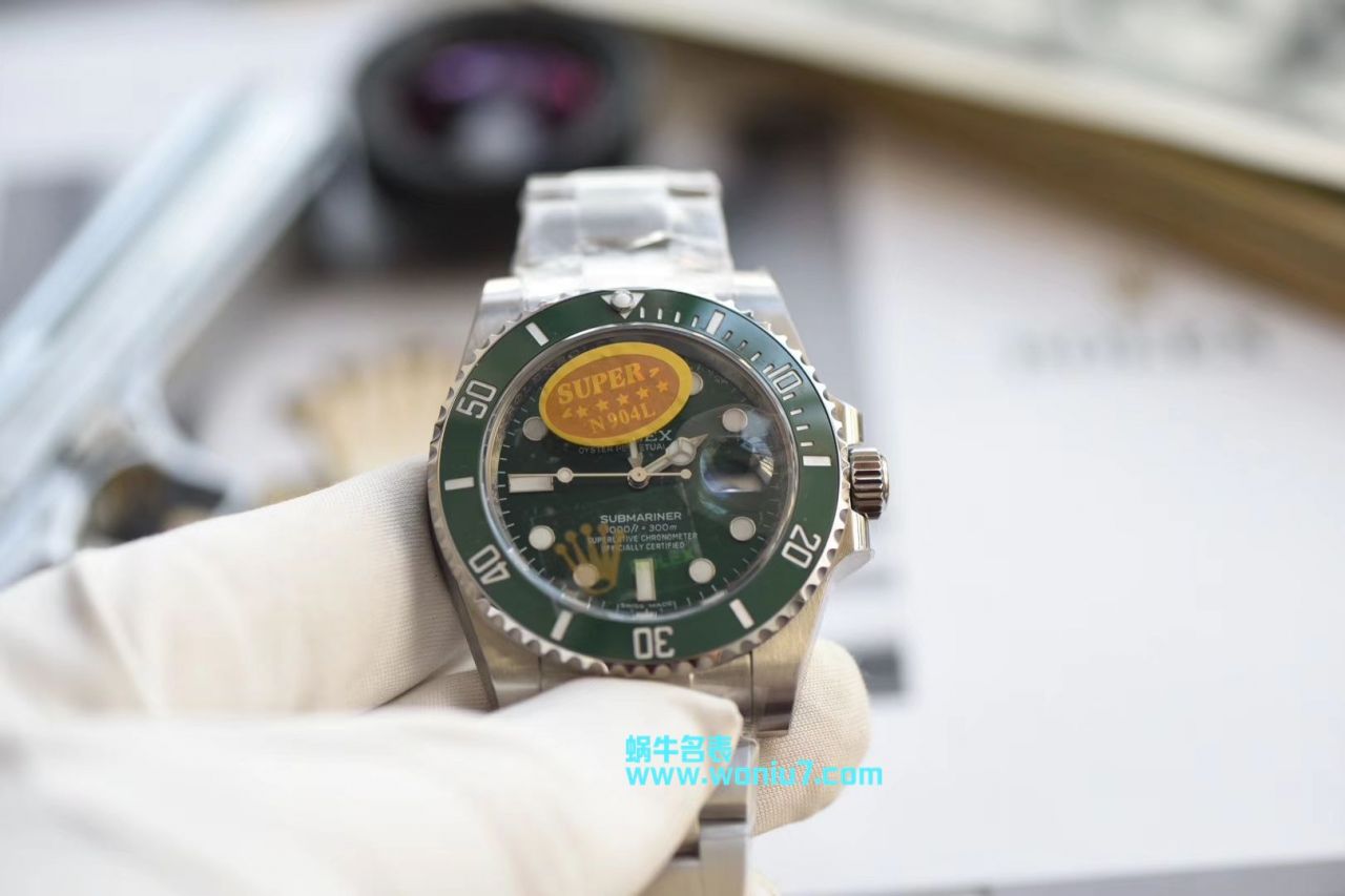   NOOB厂V9版本904L不锈钢版本  劳力士潜航者型116610LV-97200 绿盘腕表(绿水鬼)、116610LN-97200 《黑水鬼》 / RCB199