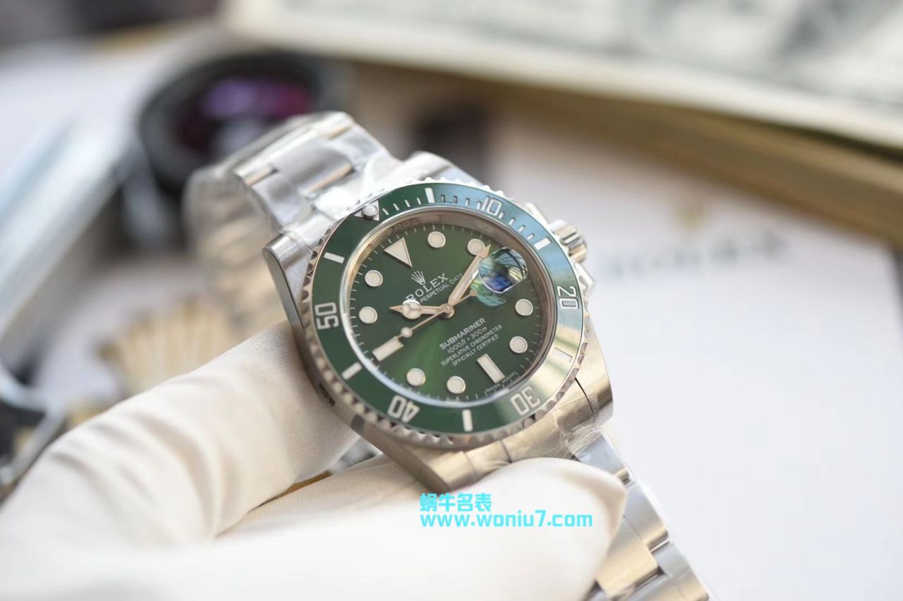   NOOB厂V9版本904L不锈钢版本  劳力士潜航者型116610LV-97200 绿盘腕表(绿水鬼)、116610LN-97200 《黑水鬼》 / RCB199