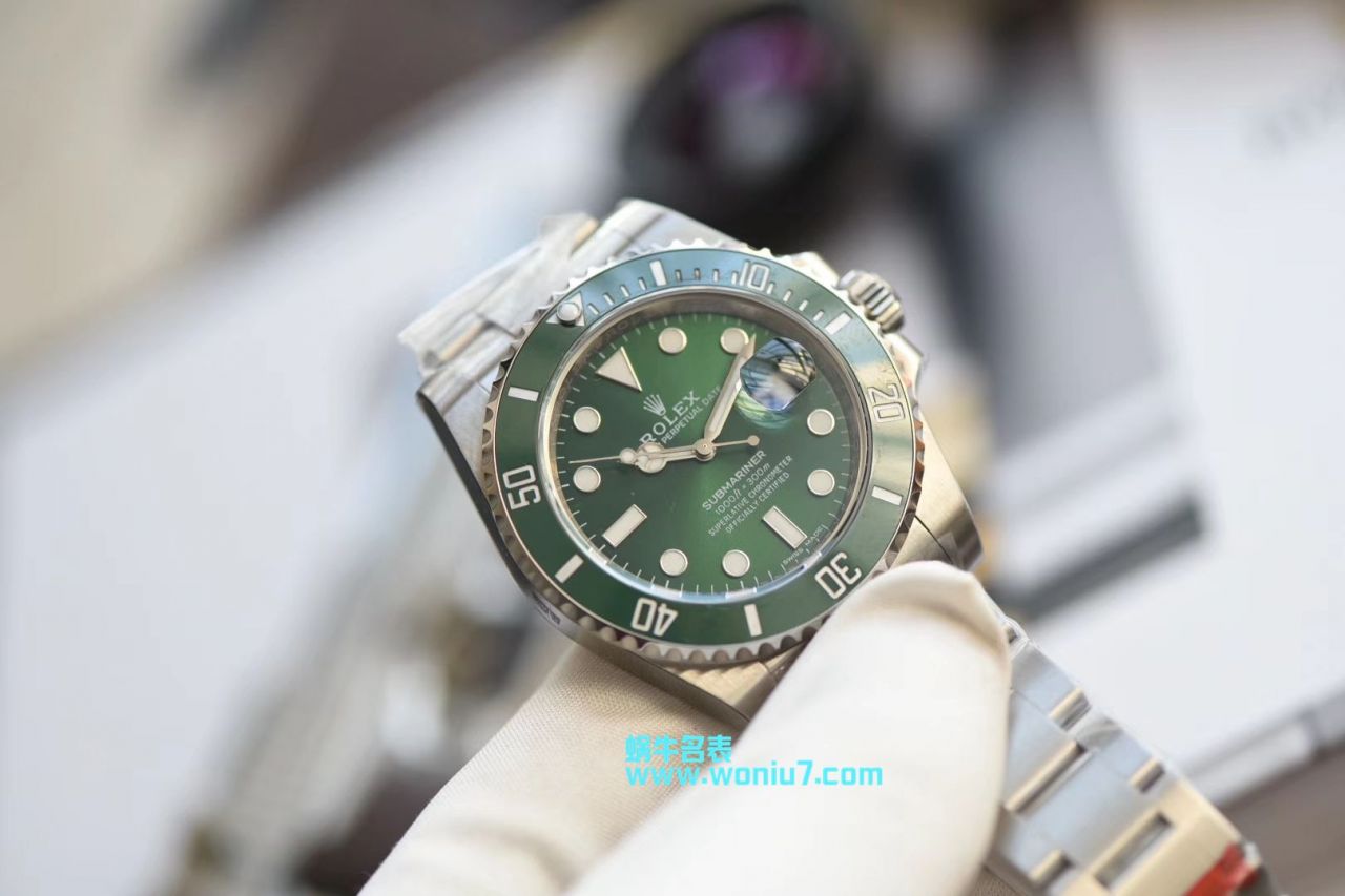   NOOB厂V9版本904L不锈钢版本  劳力士潜航者型116610LV-97200 绿盘腕表(绿水鬼)、116610LN-97200 《黑水鬼》 / RCB199