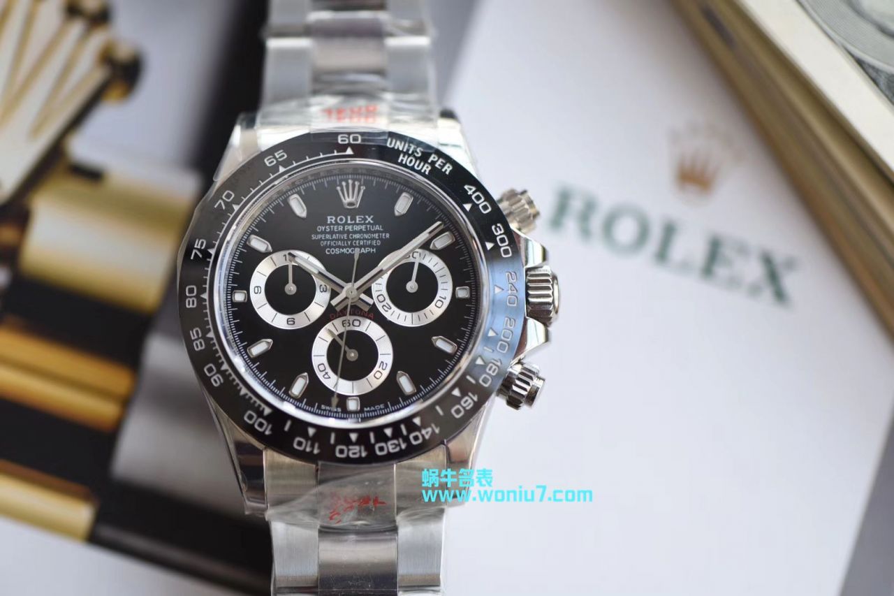   N厂最新神作～原装结构4130迪通拿  116500LN-78590陶瓷圈黑盘机械手表 / R218