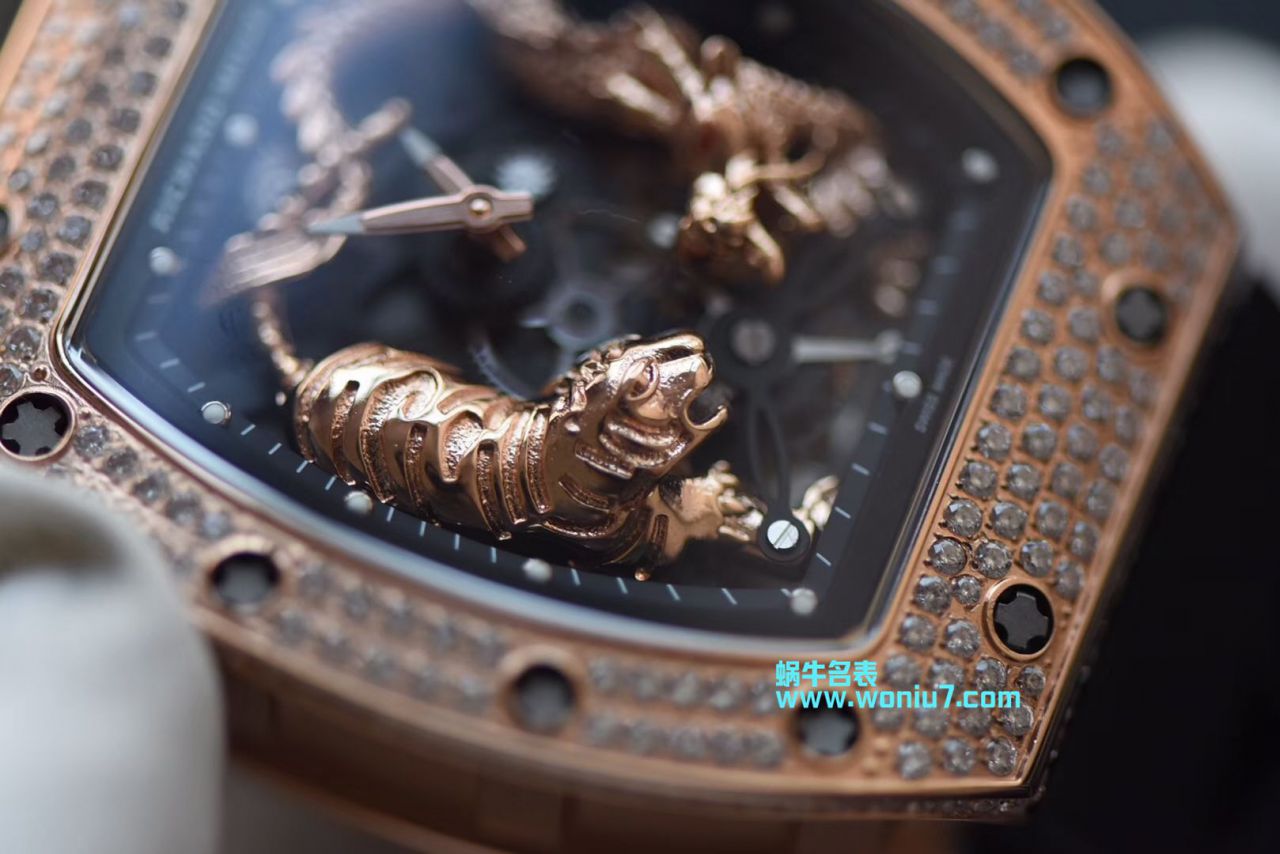   KV  里查德米尔女士系列RM 51-01 TOURBILLON TIGER AND DRAGON - MICHEL腕表 / RM 051