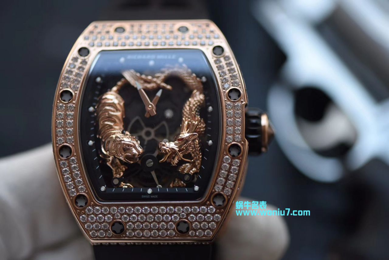   KV  里查德米尔女士系列RM 51-01 TOURBILLON TIGER AND DRAGON - MICHEL腕表 / RM 051