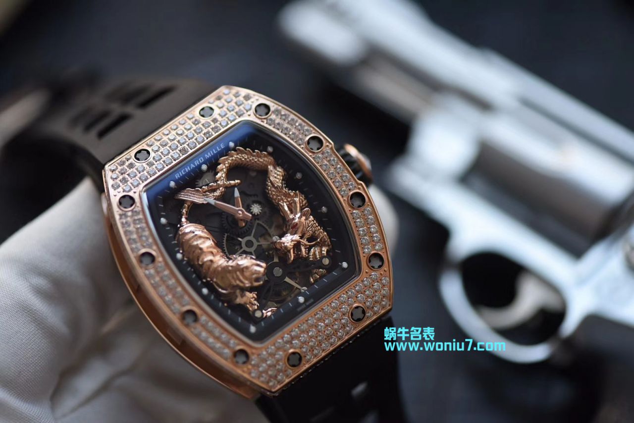   KV  里查德米尔女士系列RM 51-01 TOURBILLON TIGER AND DRAGON - MICHEL腕表 / RM 051