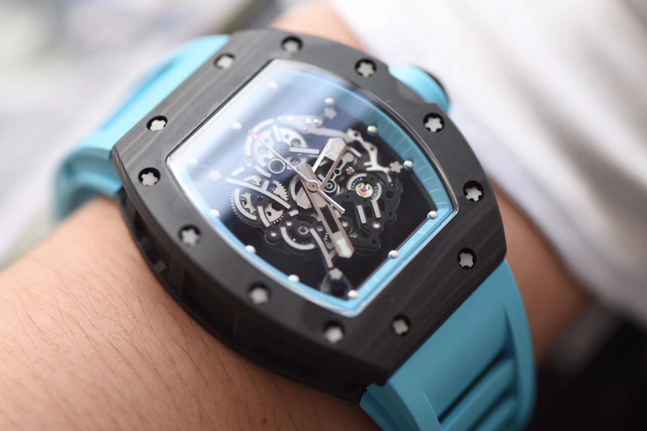   KV  理查德.米勒RICHARD MILLE男士系列RM 055碳纤维腕表 / KV RM 055