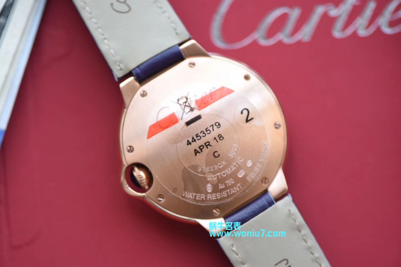   V6高卡地亚蓝气球系列WGBB0009腕表36毫米 / K166