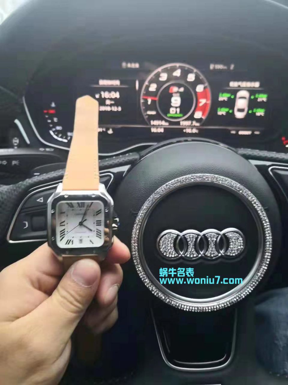   V6厂卡地亚山度士系列WSSA0009男女情侣腕表 / K165