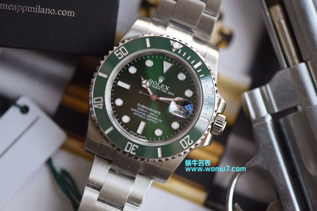   视频解析DJ  劳力士潜航者116610-LV-97200绿水鬼腕表 / R238