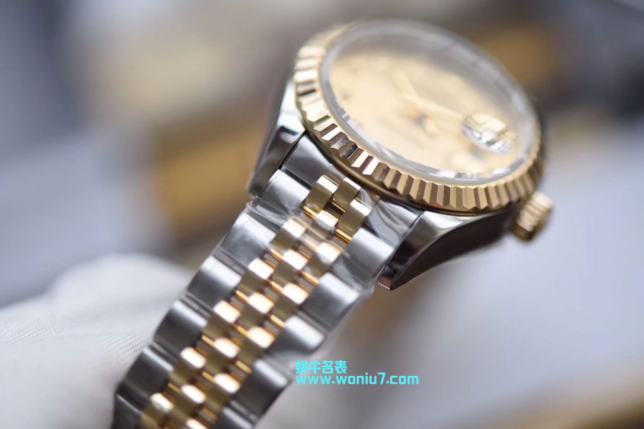   包金款  劳力士女装日志型179173（条钉）279173（钻钉）香槟面腕表 / R250