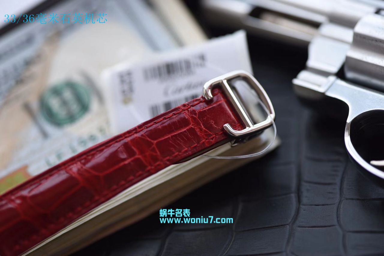   V6  卡地亚蓝气球系列WSBB0022女士33毫米机械中国红特别版腕表 / K147