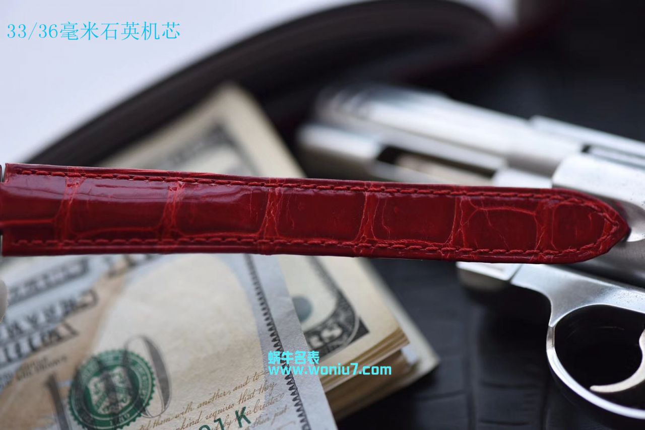   V6  卡地亚蓝气球系列WSBB0022女士33毫米机械中国红特别版腕表 / K147