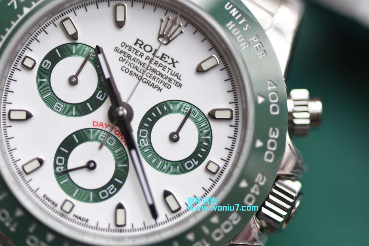   台湾厂劳力士迪通拿绿圈～最高品质 / R242