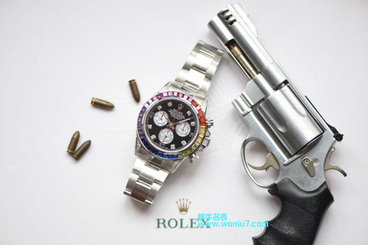   台湾厂劳力士宇宙计型彩虹迪通拿系列116599 RBOW机械腕表 / R033