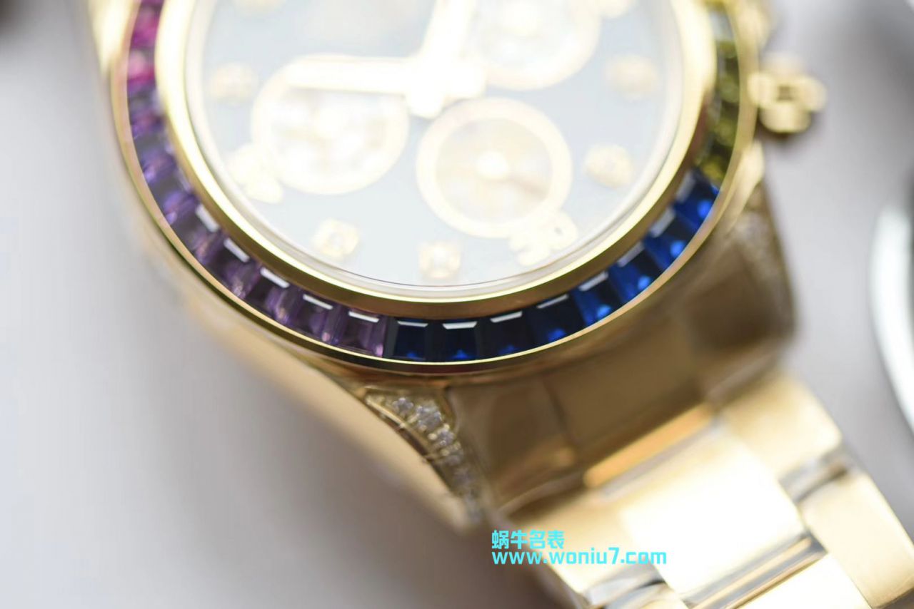   台湾厂克隆  劳力士宇宙计型彩虹迪通拿系列116595 RBOW腕表 / R243