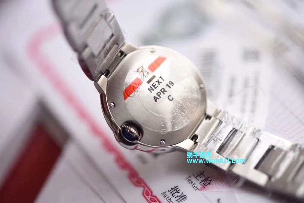   渠道原单  卡地亚蓝气球系列WE9003Z3腕表28毫米女士真钻石英 / K173