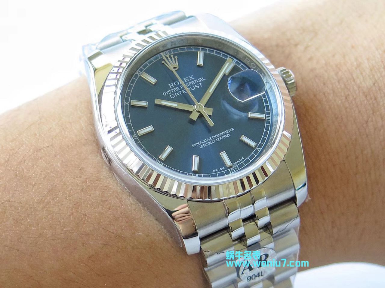   AR表  劳力士日志型36系列116200-72600蓝盘腕表 / RBD203