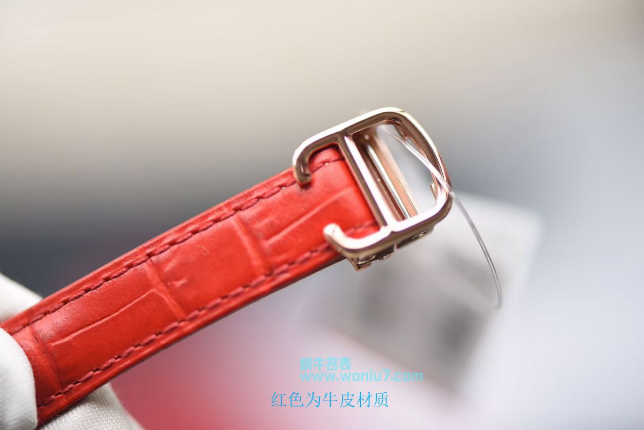   HBBV6  卡地亚蓝气球系列小号蓝气球28毫米石英W6900256女士腕表《配鳄鱼皮》 / K139