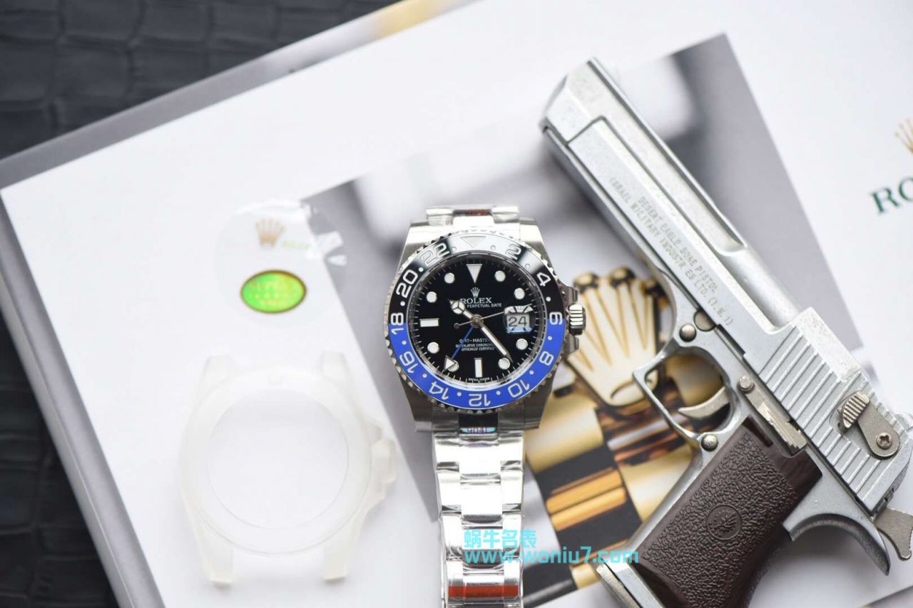   N厂N 厂V9版本904L精钢蓝黑圈劳力士格林尼治二代GMT116710BLNR-78200腕表 / R256