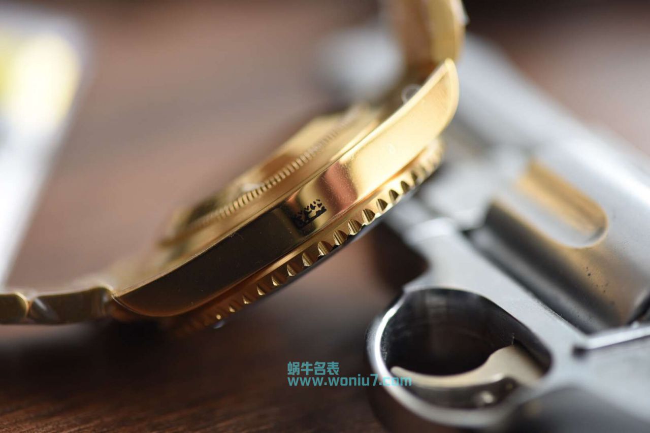   VR  土豪全18K包金黑水鬼～  劳力士潜航者型系列116618LN-97208 黑盘腕表 / R258