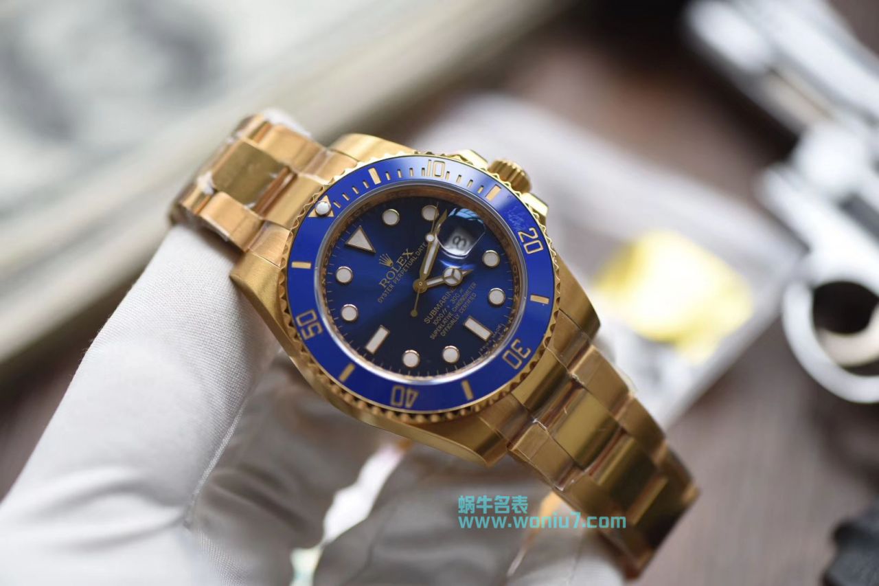   VR全包真18K黄金款  劳力士潜航者型116618LB-97208腕表 / R262