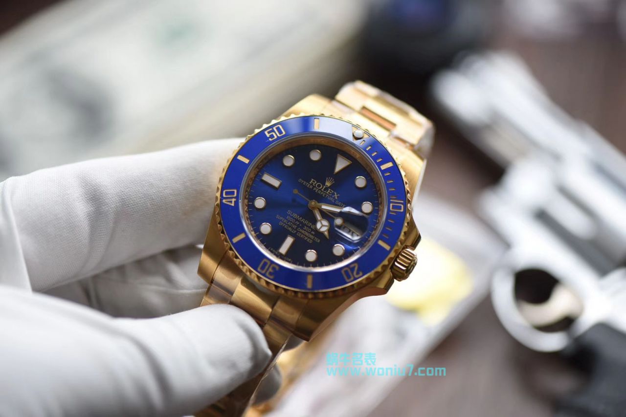  VR全包真18K黄金款  劳力士潜航者型116618LB-97208腕表 / R262