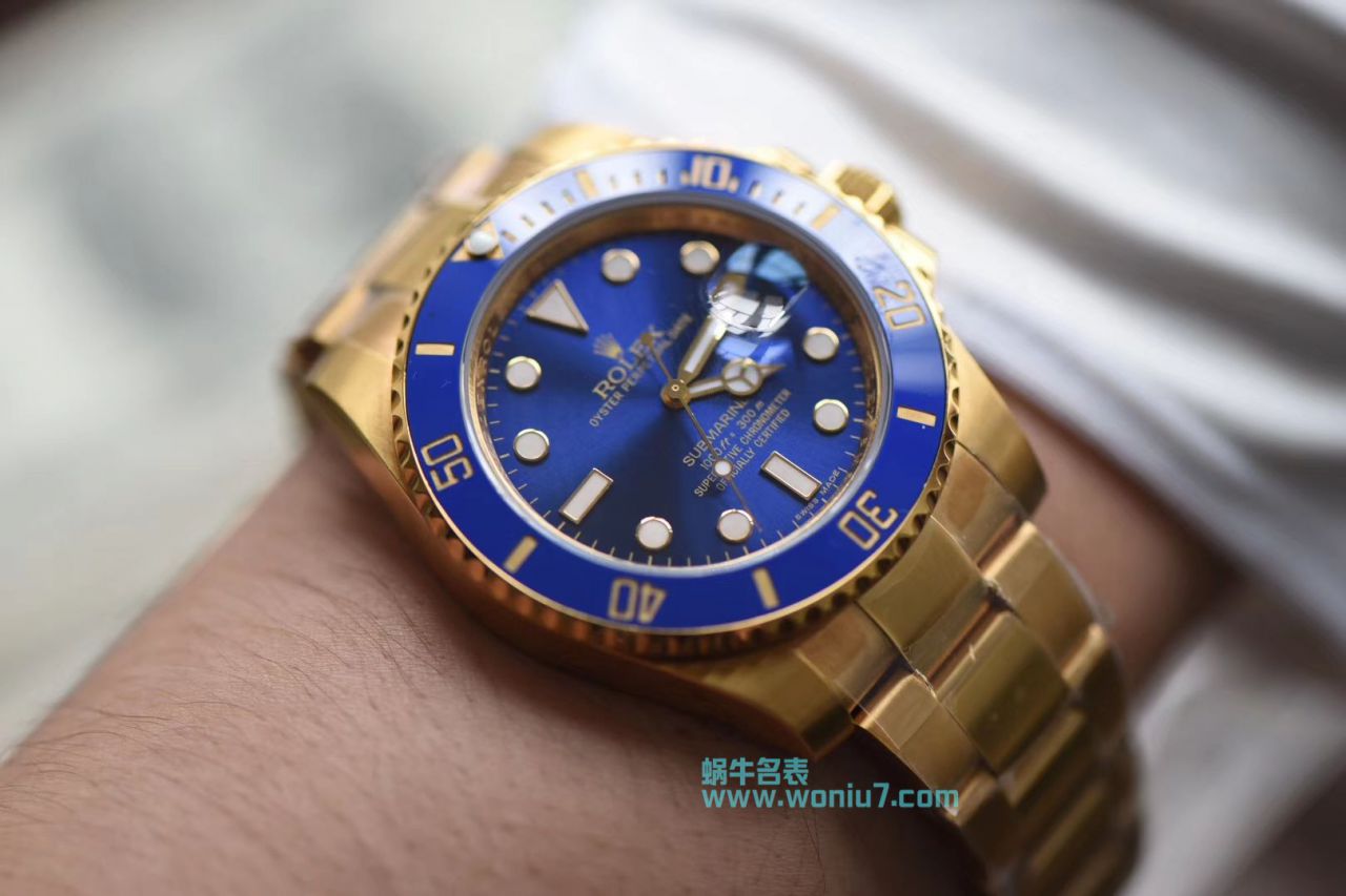   VR全包真18K黄金款  劳力士潜航者型116618LB-97208腕表 / R262