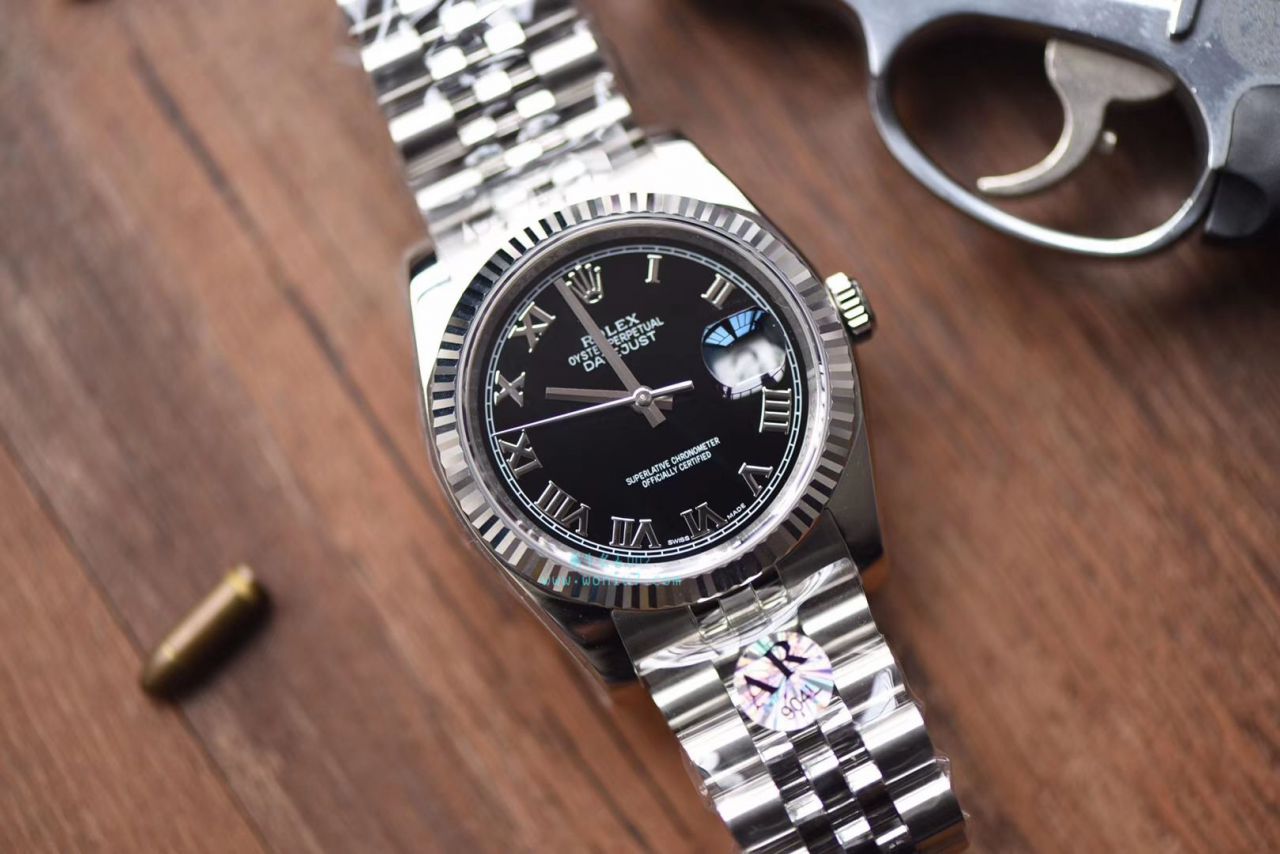 劳力士日志型系列116234-63200黑罗马盘腕表  AR克隆   / R265