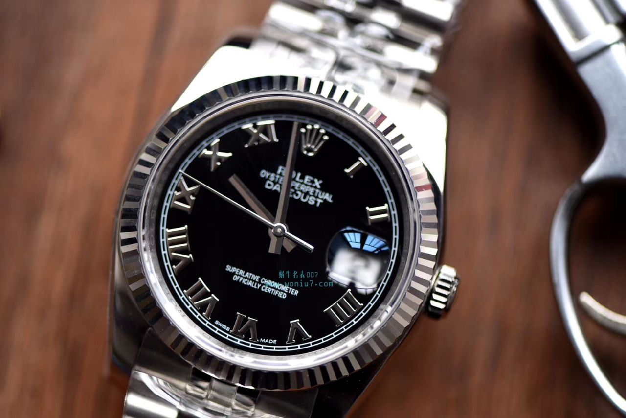 劳力士日志型系列116234-63200黑罗马盘腕表  AR克隆   / R265