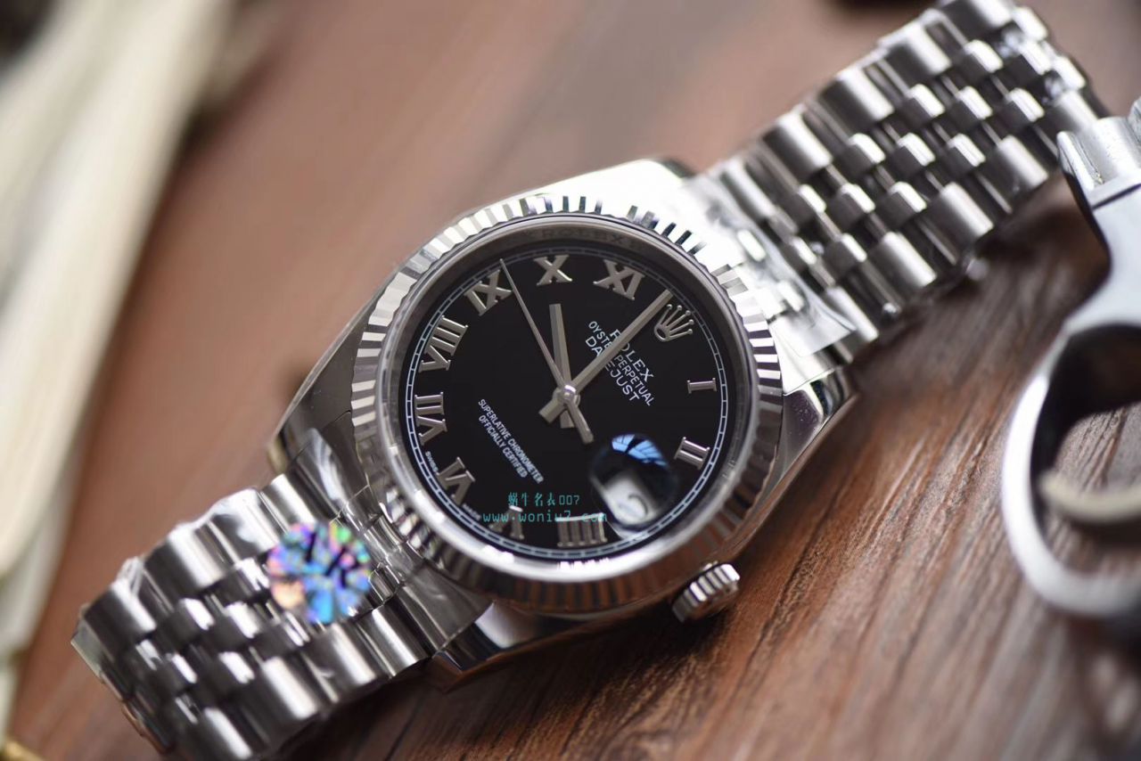劳力士日志型系列116234-63200黑罗马盘腕表  AR克隆   / R265