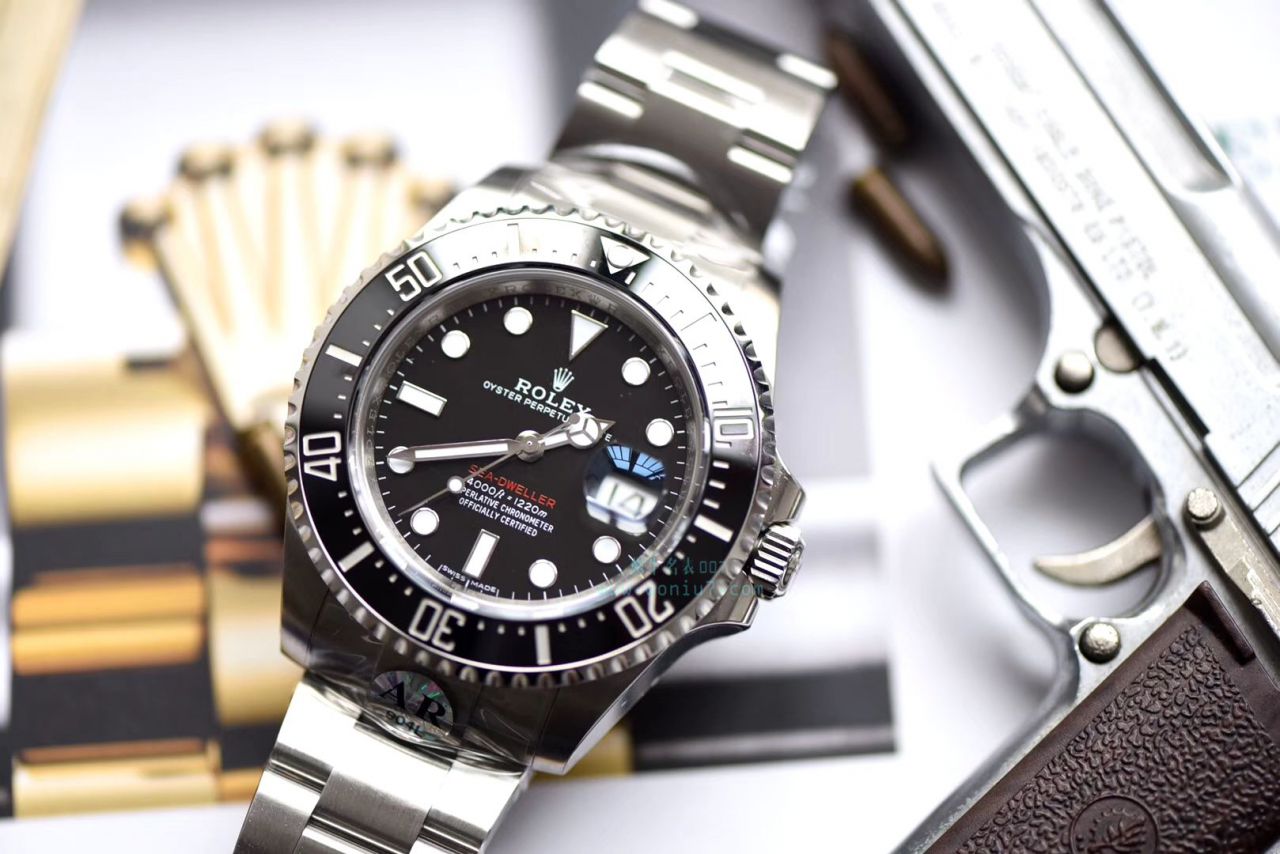   独家视频评测AR  劳力士ROLEX海使型系列Rolex Sea-Dweller 50周年126600 单红43毫米腕表 / RBG194