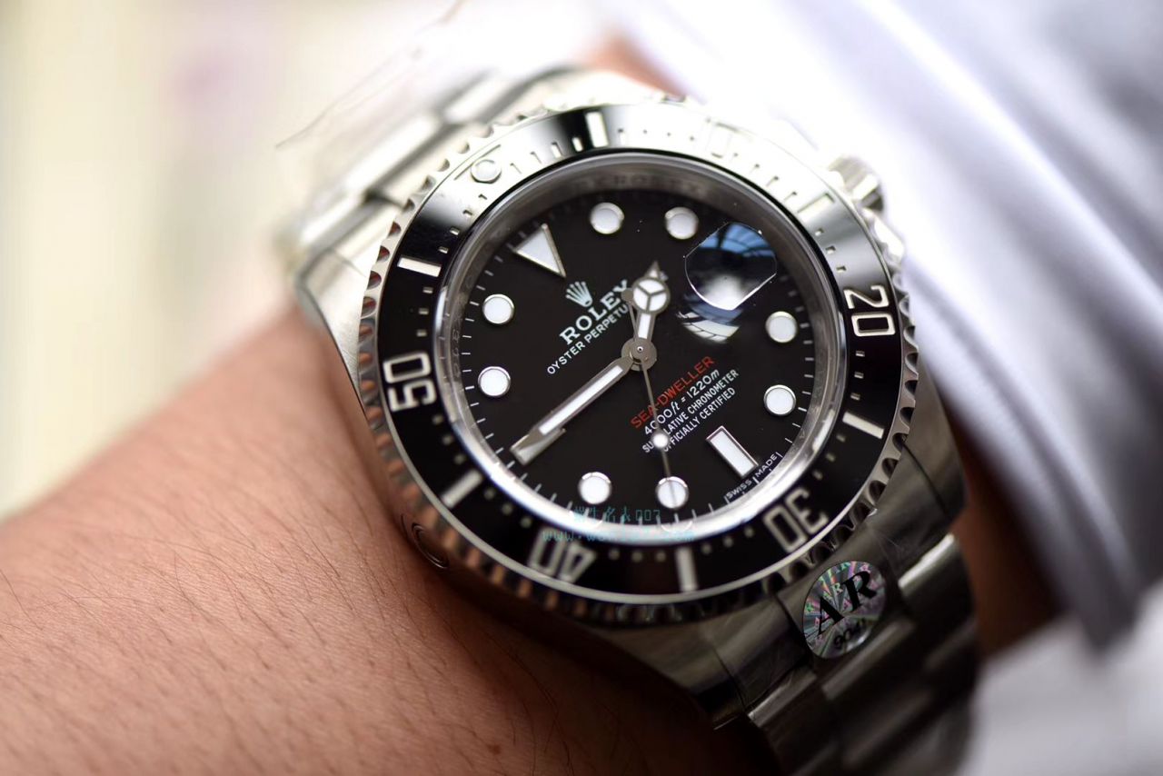   独家视频评测AR  劳力士ROLEX海使型系列Rolex Sea-Dweller 50周年126600 单红43毫米腕表 / RBG194