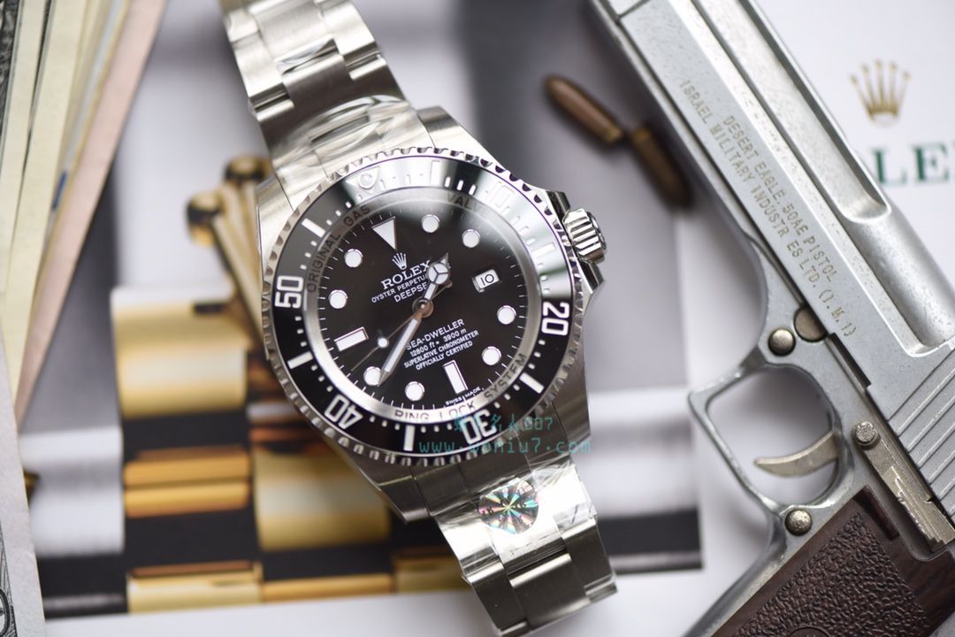 AR黑鬼王904L超级3135机新款 AR劳力士SEA-DWELLER鬼王44MM副本的十年精华 / R2115