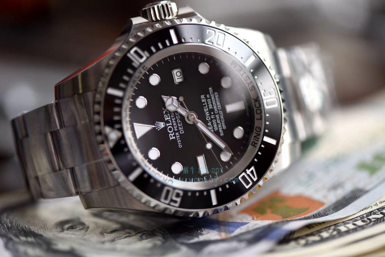 AR黑鬼王904L超级3135机新款 AR劳力士SEA-DWELLER鬼王44MM副本的十年精华 / R2115