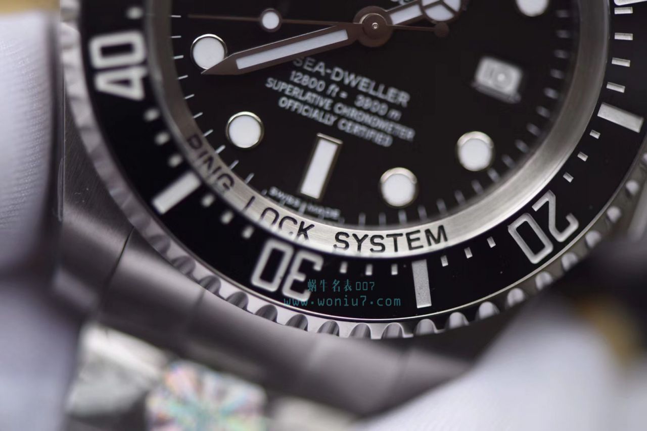 AR黑鬼王904L超级3135机新款 AR劳力士SEA-DWELLER鬼王44MM副本的十年精华 / R2115