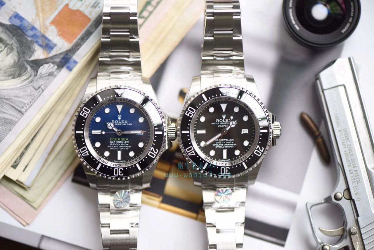 AR黑鬼王904L超级3135机新款 AR劳力士SEA-DWELLER鬼王44MM副本的十年精华 / R2115