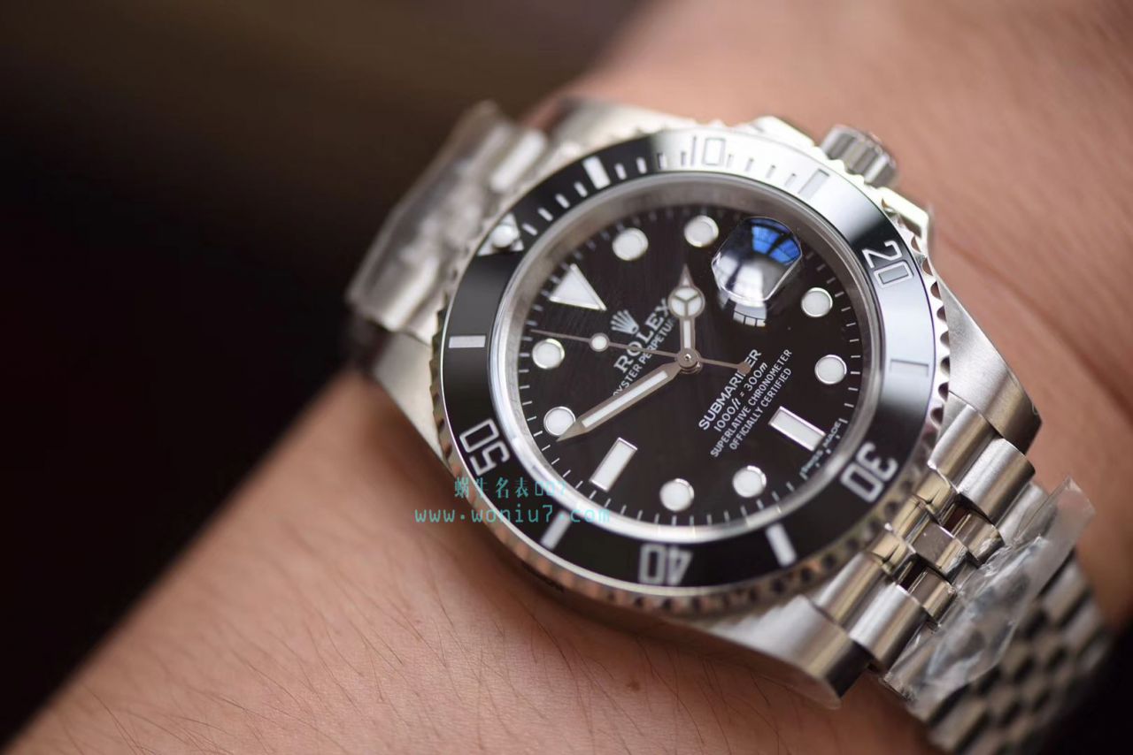   V9厂出品，搭配五珠链  劳力士潜航者型116610LN-97200 黑盘腕表(黑水鬼)、116610LV-97200 绿盘腕表(绿水鬼) / R268